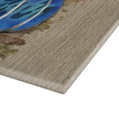 Fall Leopard Print Autumn Pumpkins On Plaid Snijplank (Hoek)