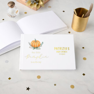 Fall Little Pumpkin  Baby Shower Gastenboek