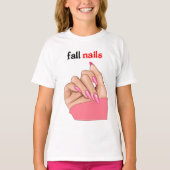 fall nails t-shirt (Voorkant)