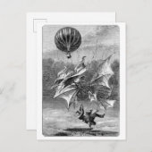 Fall of the Flying Man Briefkaart (Voorkant / Achterkant)