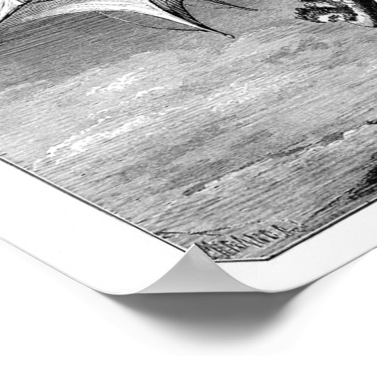 Fall of the Flying Man Poster (Hoek)