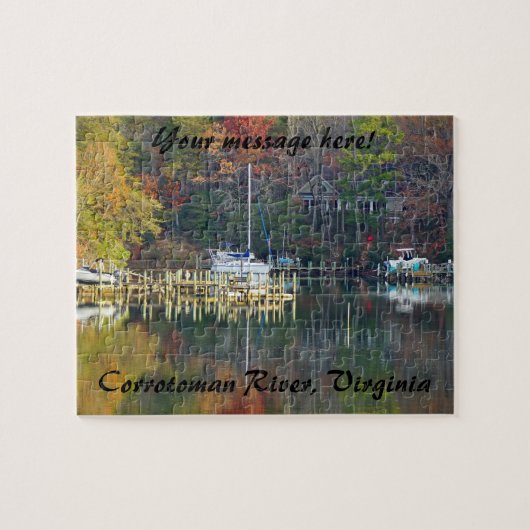 Fall on the Corrotoman River, Virginia Legpuzzel (Horizontaal)