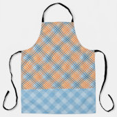 FALL ORANGE BLUE WHITE AUTUMN PLAID PATTERNS SCHORT (Voorkant)