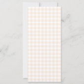 Fall Orange Hand Drawn A Little Cutie Pie Menu (Achterkant)