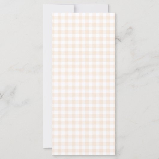 Fall Orange Hand Drawn A Little Cutie Pie Menu (Achterkant)