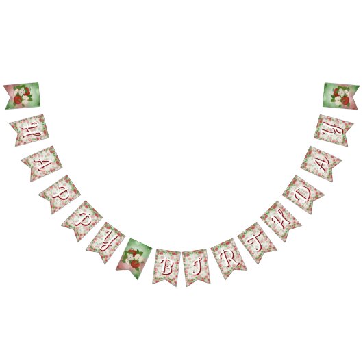 Fall Orchard Apple Harvest Birthday Bunting Banner (Alle)