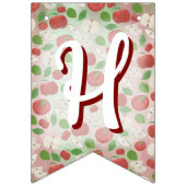 Fall Orchard Apple Harvest Birthday Bunting Banner (Tweede vlag)