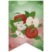 Fall Orchard Apple Harvest Birthday Bunting Banner (Eerste vlag)