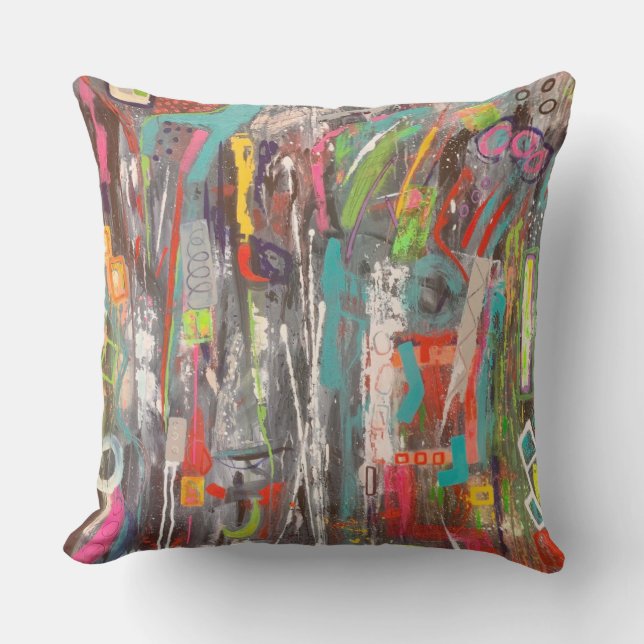 Fall Out 20 x 20 Outdoor Worp Kussen (Voorkant)