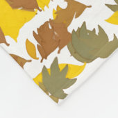 Fall Owls & Pumpkin Harvest Fleece Blanket (Hoek)
