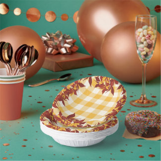 Fall Paper Bowls Papieren Kommen