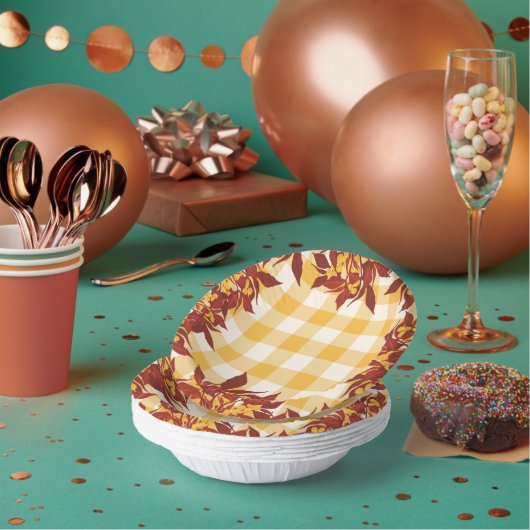 Fall Paper Bowls Papieren Kommen (Multi)