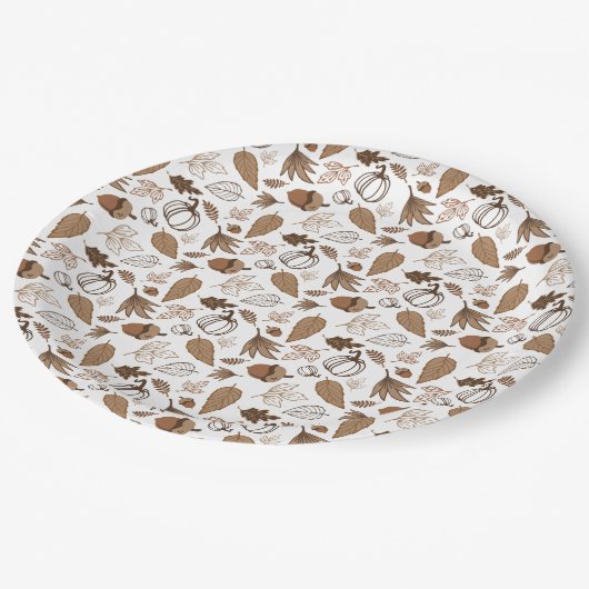 Fall Papieren Bordje (Gekanteld)