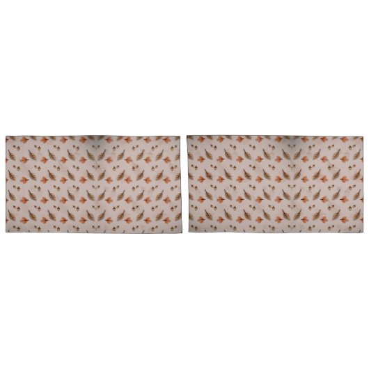 Fall Pattern Pillowcases – Matching Bedroom Beddin Kussensloop (Achterkant-Set)