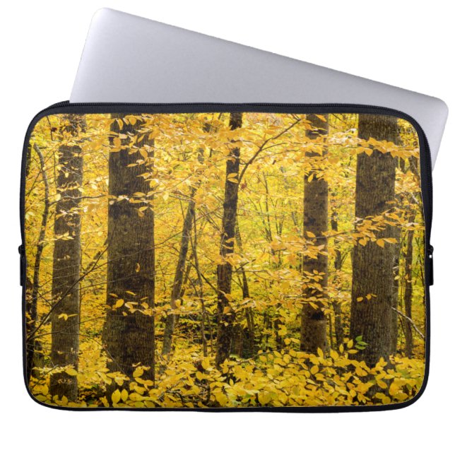 Fall Pisgah National Forest Laptop Sleeve (Voorkant)