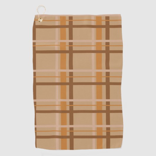 Fall Plaid Golfhanddoek (Voorkant)