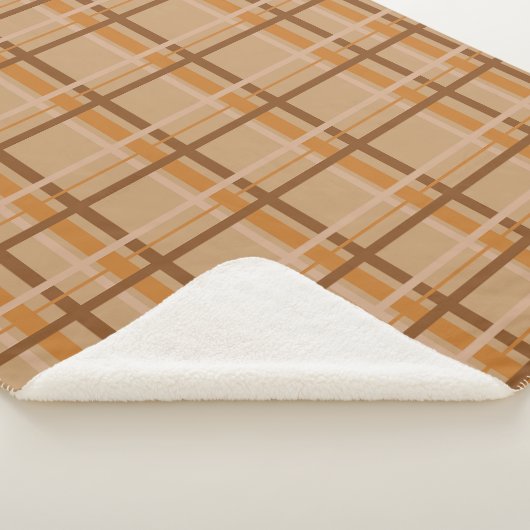 Fall Plaid Sherpa Deken (3/4)