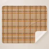 Fall Plaid Sherpa Deken (Voorkant (horizontaal))