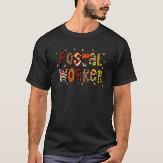 Fall Postal Worker Mail Worker Fall Postal Worker T-shirt (Voorkant)