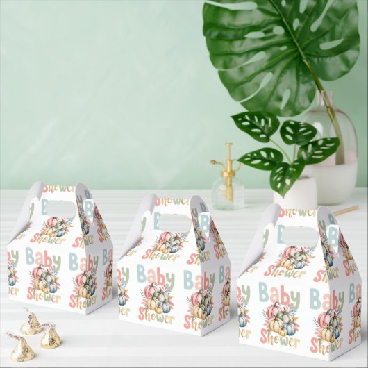 Fall Pumpkin Baby Shower Bedankdoosjes (Meervoudige)