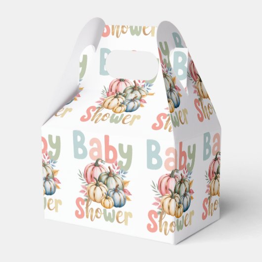 Fall Pumpkin Baby Shower Bedankdoosjes (Voorkant Zijde)