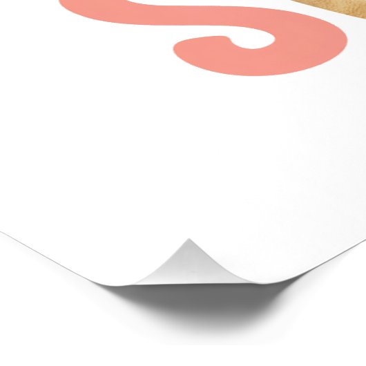 Fall Pumpkin Baby Shower  Perfect Poster (Hoek)