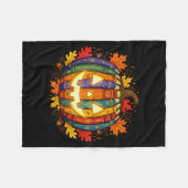 Fall Pumpkin Book Lover, Soky Librarian Teacher Ha Fleece Deken (Voorkant (Horizontaal))