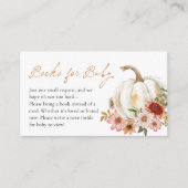 Fall Pumpkin Book Request Enclosure Card Informatiekaartje (Voorkant)