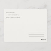 Fall Pumpkin Front Door Floral We have Moved Card Briefkaart (Achterkant)