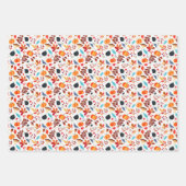 Fall Pumpkin & Leaf Inpakpapier Vel (Voorkant)