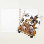 Fall Pumpkin Patch Truck with bats scarecrow bird  Planner (Display)