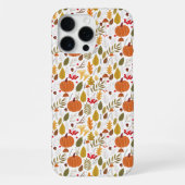 Fall Pumpkin Pattern iPhone Hoesje (Achterkant)