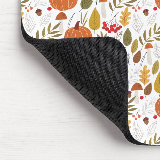 Fall Pumpkin Pattern Mouse Pad Muismat (Hoek)