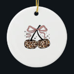 Fall Pumpkin, Pumpkin Cherries, Leopard Pumpkin, P Keramisch Ornament<br><div class="desc">Fall Pumpkin,  Pumpkin Cherries,  Leopard Pumpkin,  Pink October,  Fall Sublimation,  Halloween Thanksgiving,  Pink October Shirt Oversized T-Shirt</div>