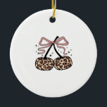 Fall Pumpkin, Pumpkin Cherries, Leopard Pumpkin, P Keramisch Ornament<br><div class="desc">Fall Pumpkin,  Pumpkin Cherries,  Leopard Pumpkin,  Pink October,  Fall Sublimation,  Halloween Thanksgiving,  Pink October Shirt Oversized T-Shirt</div>