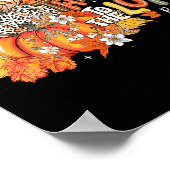 Fall Pumpkin Thanksgiving Christian Give Thanks To Poster (Hoek)