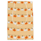 Fall Pumpkin Tissue Paper – Autumn Gift Wrap  Medium Cadeauzakje (Voorkant)