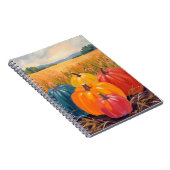 Fall Pumpkins | Autumn Landscape Watercolor Notitieboek (Rechterzijde)