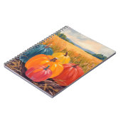 Fall Pumpkins | Autumn Landscape Watercolor Notitieboek (Linkerzijde)