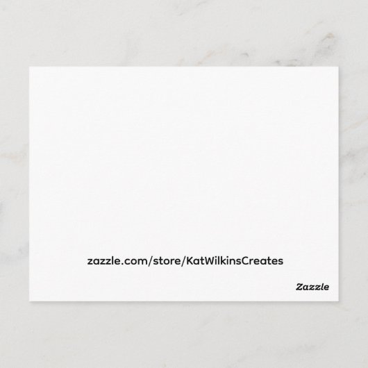 fall rail vision briefkaart (Achterkant)