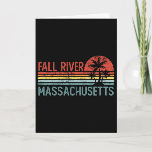 Fall River Massachusetts Grappige Usa Stad Trip Th Kaart