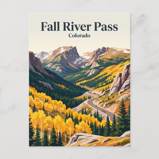 Fall River Pass VS Briefkaart (Voorkant)