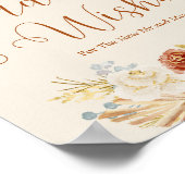 Fall Rustic Advice and Wishes For Newlyweds Poster (Hoek)