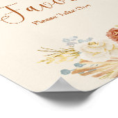 Fall Rustic Favors Please Take One Bridal Shower Poster (Hoek)