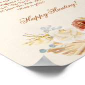 Fall Rustic Ring Hunt Bridal Shower Game Poster (Hoek)