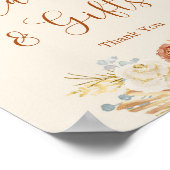 Fall Rustic Terracotta Cards and Gifts Poster (Hoek)