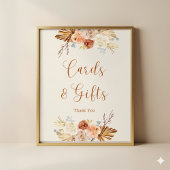 Fall Rustic Terracotta Cards and Gifts Poster