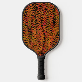 Fall Season Changing Colors Foliage Leaves Art Pickleball Paddle