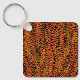 Fall Season Changing Colors Foliage Leaves Art Sleutelhanger