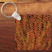 Fall Season Changing Colors Foliage Leaves Art Sleutelhanger (Voorkant)
